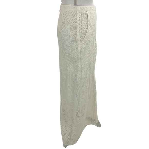 NWT BCBGMaxAzria Harper Lace Maxi Skirt 0 - Picture 5 of 14